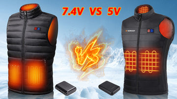 7,4V Heizweste vs 5V Heizweste