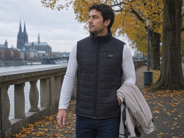 Heizweste als flexible Herbstschicht bei wechselndem Wetter